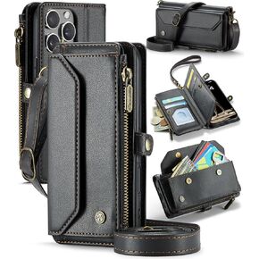 حقيبة محفظة Lbyzcase Crossbody لـ iPhone 16 Plus 6.7 "، حالة الهاتف الجلدية للأزياء النسائية مع Snap Magnetic ، حزام الكتف ، سحاب ، حامل بطاقة RFID لـ iPhone 16 Plus-Green in Kuwait