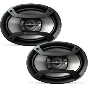 Pioneer TS-F6935R 3-Way Coaxial Car Audio Speakers - 6" x 9" Passive Car Speakers (Pair), 230 W Max Power, Black and Silver