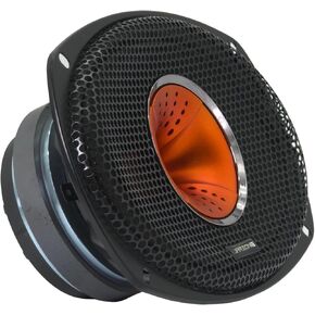 Warzone WZ69Si 6x9-Inch Mid-Range + Driver Speaker, 1200W Max, 4 Ohms, 30oz Magnet, Black Steel Basket with Aluminum Dome Tweeter for Car Audio (Single)