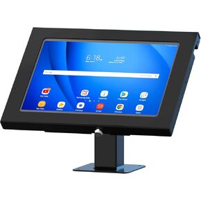 TABcare Anti-Theft Security Metal Case for Galaxy TAB A9+ 11" with 360 Swivel & 180 Tilting Stand (Black)