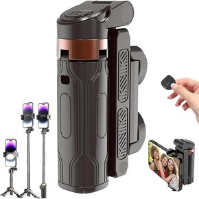 2025 New Pocket Flex Portable Selfie Stick,Pocketflex Mini Tripod,Flipping Flexible Tripod Mini JJ02,360°Pocket Flex Selfie Stick with Remote