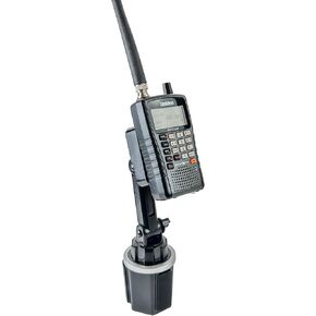 Lido Radio Scanner Mount, Universal Cup Holder Mount Compatible with Police Scanner BC75XLT BC125AT SR30C BCD325P2