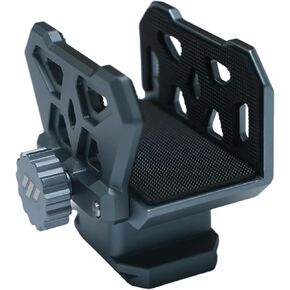 Gun Rifle Shooting Tripod Stand Clamp with Arca Quick Release Plate, Aluminum Hunting Tripod Saddle Universal Shooting Rest Saddle Mount for Shooting Stick, Ball Head