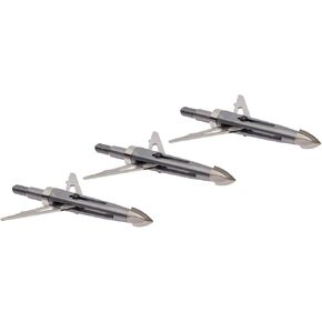 New Archery Products Killzone 2 Blade Rear-Deploying Bow Hunting Mechanical Broadheads with 2" Cutting Diameter & Spring-Clip Design - 3 Pack