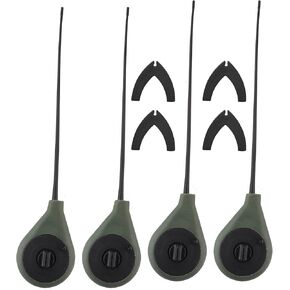 4 Set Ice Fishing Rod, Portable Mini Winter Fishing Pole with Rod Tips, Fishing Pole Kit for Lakes Ponds River Fishing