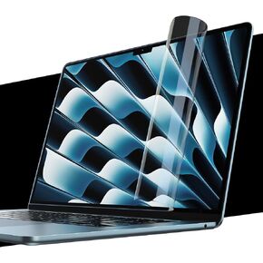 for MacBook Air 13.6 inch Screen Protector M4 M3 M2 2025-2022 [Notchless Full-Coverage] [4K Ultra HD, Like Bare Screen] Laptop Screen Protector for MacBook Air 13" A3240 A3113 A2681