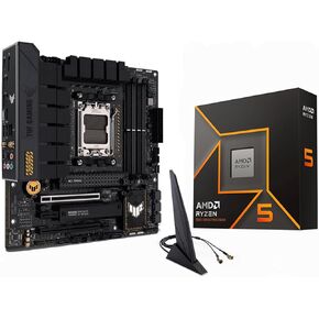 MICRO CENTER AMD Ryzen 7 9700X AM5 Unlocked Desktop Processor with ASUS TUF Gaming B650-PLUS WiFi DDR5 PCIe 5.0 ATX Gaming Motherboard
