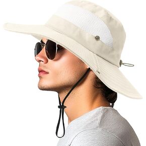 PFFY Sun Bucket Hats for Women Men UV Protection Wide Brim Fishing Hat Beach Outdoor Essentials