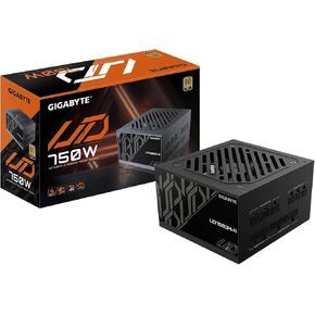 GIGABYTE 750W PSU - 80 Plus Gold Certified - Fully Modular Power Supply (GP-UD750GM-A)