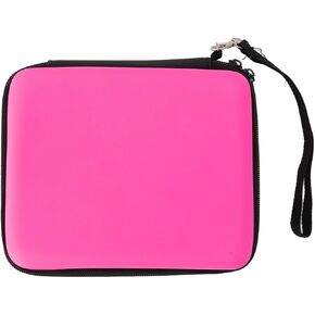 علبة بطاقة اللعبة لبطاقة ألعاب Console 2DS وغيرها من الملحقات ، CASE CASE CASE HARD SHELL CASE CASE POUCH for 2DS مع حاملي بطاقات 8 لعبة (أحمر)