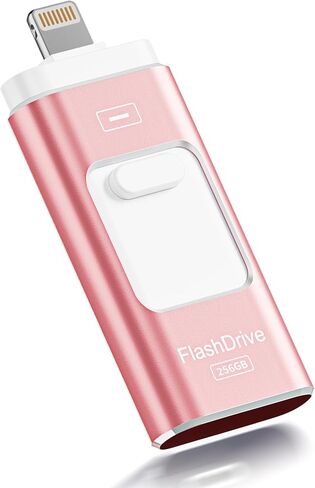 Apple MFi Certified 128GB Flash Drive for iPhone Thumb Drive Photo Stick, USB Memory Stick iPhone Flash Drive for Photos Videos, High Speed Jump Drive Compatible for iPhone/iPad/Android/PC (Blue) in Saudi Arabia