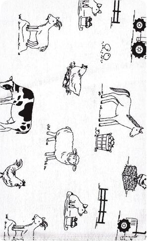 Hudson Baby Unisex Baby Cotton Flannel Burp Cloths, Unicorns Rainbows 10 Pack, One Size in Saudi Arabia
