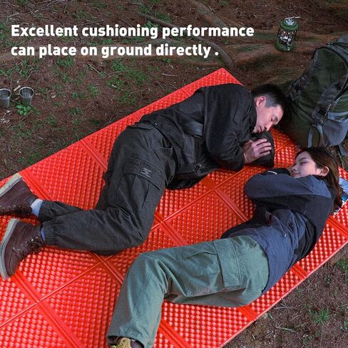 Camping Foam Sleeping Pad Lightweight Closed Cell Folding Camping Mat Moisture-Proof Camping Mattress Portable for Outdoor Hiking Mountaineering Blue in Kuwait