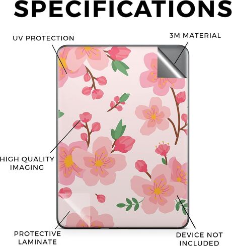 جهاز لوحي متمرس مع Amazon Kindle Colorsoft (2024) - الزنابق في Bloom - Premium 3M Vinyl Wrap Decal Cover - من السهل تطبيق | مصنوع في الولايات المتحدة الأمريكية من قبل Mayyskins in Kuwait