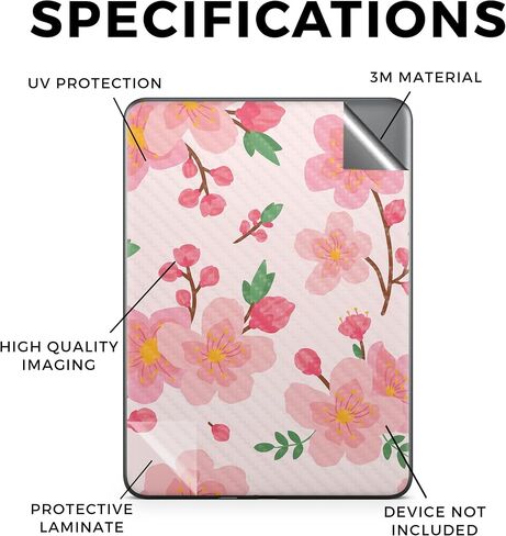 جهاز لوحي متمرس مع Amazon Kindle Colorsoft (2024) - الزنابق في Bloom - Premium 3M Vinyl Wrap Decal Cover - من السهل تطبيق | مصنوع في الولايات المتحدة الأمريكية من قبل Mayyskins in Kuwait