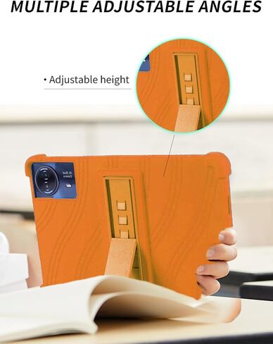 حالة لـ Odea S11 Android 14 Tablet ، 11 بوصة الكمبيوتر اللوحي 2024- صدمة سيليكون ناعمة غلاف واقٍ من قشرة المطاط ، وغطاء قابل للسيليكون القابل للتعديل ، والأسود ، والأسود in Kuwait
