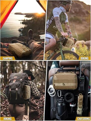 onetigris molle agous ، حزام الأدوات التكتيكية لحزام أدوات edc exppered stility pack 7.5 "x5" x2 " in Kuwait