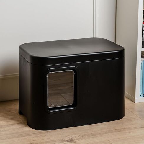 GIZMO Litter Box Deluxe - تصميم - مناسب للمنصات الخشبية (أبيض الطباشير) in Saudi Arabia