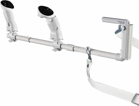 Moginno VR Gun Stock Compatible with Oculus/Meta Quest 2 Controller Accessories, Magnetic Gunstock Rifle Adapter with Shoulder Strap, Enhance FPS Games Reality Control Feel in Saudi Arabia