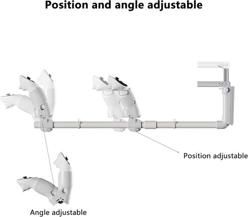 Moginno VR Gun Stock Compatible with Oculus/Meta Quest 2 Controller Accessories, Magnetic Gunstock Rifle Adapter with Shoulder Strap, Enhance FPS Games Reality Control Feel in Saudi Arabia