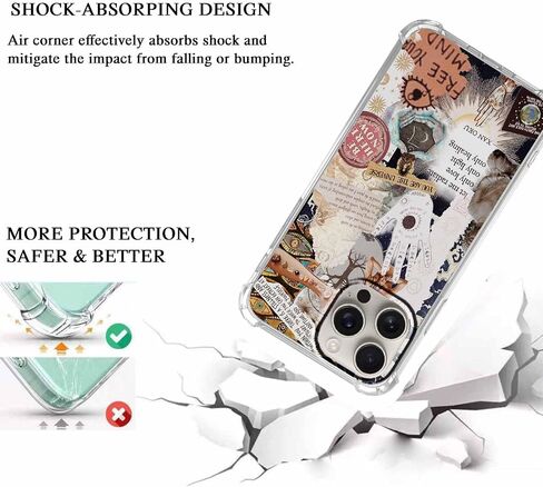 Case for iPhone 16 Pro Max مع تصميم الأبطال الخارقين ، Cartoon Comic Pop Culture Art Pattern Case ، Clear Soft TPU Pumper Case ، 6.9 "(Hero ، 16 مساءً) in Saudi Arabia
