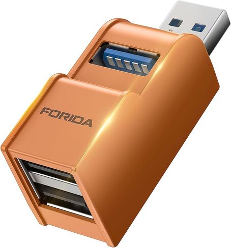 3 Ports USB 3.0 Adapter, USB Hub with 1 USB 3.0 and 2 USB 2.0 Port, Portable USB Port Splitter for Keyborad, Mobile Hard Disk, U Disk, Camera, Mouse,etc (Black) in Kuwait