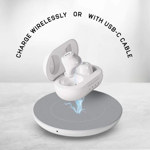 iJoy Premium Gravity TWS Earbuds Wireless Bluetooth 5.0 Compatible in-Ear Headset with Built-in Mic & Portable Recharging Case - IPX4 Waterproof & Sweatproof Design for Sports- Long Battery Life in Saudi Arabia
