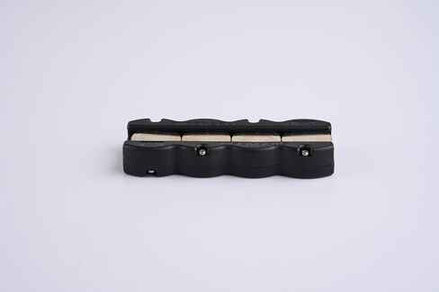 Magnetic Button Battery Caddy, Holds 4 Batteries (Not Included) (Yellow and Black) in Saudi Arabia