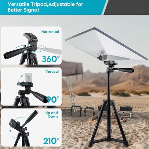 QUIDDITY Starlink Mini Mount, Starlink Mini Roof Rack Mount, Starlink Mini Clamp Mount with Pipe for RVs, Poles, Yachts, Campers, Starlink Mini Mount Kit (Not for Round Profile Bars) in Saudi Arabia
