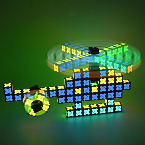 TOSY Magnet Cube 3x3 - 240 Magnets, 30 Blocks, 6in1 Toy: 3x3x3 or 2x2x2 Puzzle Cube, Transformable Fidget Spinner, Infinity Cube, Building Blocks, 2D Puzzle Game, Glowing Easter Birthday Gift, 2-Pack in Saudi Arabia