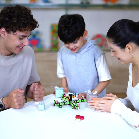 TOSY Magnet Cube 3x3 - 240 Magnets, 30 Blocks, 6in1 Toy: 3x3x3 or 2x2x2 Puzzle Cube, Transformable Fidget Spinner, Infinity Cube, Building Blocks, 2D Puzzle Game, Glowing Easter Birthday Gift, 2-Pack in Saudi Arabia
