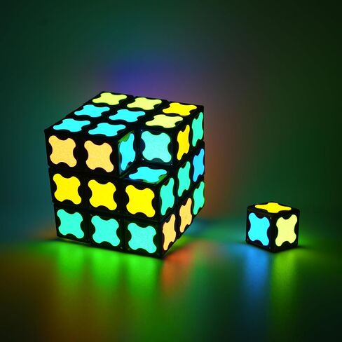 TOSY Magnet Cube 3x3 - 240 Magnets, 30 Blocks, 6in1 Toy: 3x3x3 or 2x2x2 Puzzle Cube, Transformable Fidget Spinner, Infinity Cube, Building Blocks, 2D Puzzle Game, Glowing Easter Birthday Gift, 2-Pack in Saudi Arabia