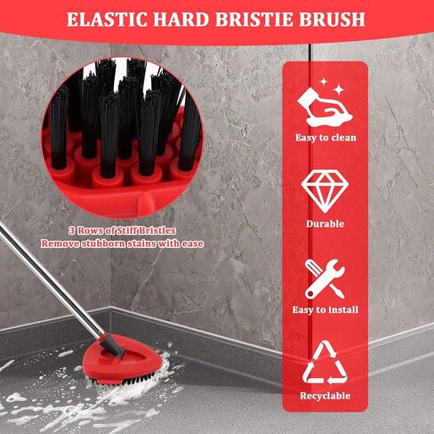 NICEMOVIC 6 Pack Mop Head Replacement for O-Ceda Easywring Mop Replace Head, Reusable Microfiber Mop Refills, Spin Mop Replacement Head Easy Cleaning and Machine Washable in Kuwait