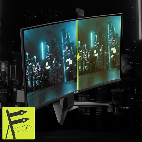 MSI MAG 276CXF 27-inch 1920 x 1080 (FHD) Curved Monitor, 280Hz, HDMI, DisplayPort, VGA Port, VESA Mountable, Tilt, Speaker, Slim Bezel, 0.5ms, Black in Saudi Arabia