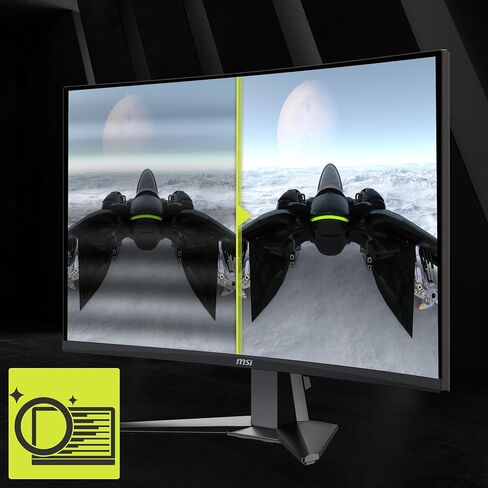 MSI MAG 276CXF 27-inch 1920 x 1080 (FHD) Curved Monitor, 280Hz, HDMI, DisplayPort, VGA Port, VESA Mountable, Tilt, Speaker, Slim Bezel, 0.5ms, Black in Saudi Arabia