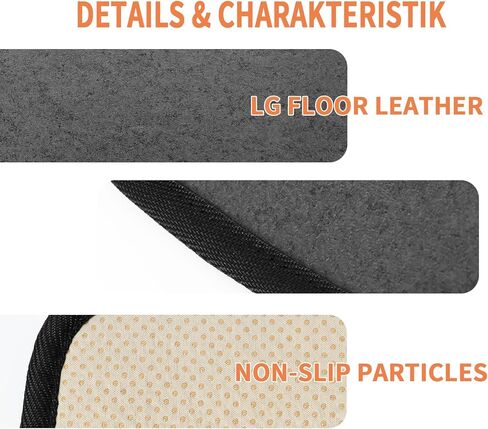 Electric Heated Floor Mats Under Desk, Heated Foot Warmer - 110v Toes Warming Heater for Office and Home(Stone grain) in Kuwait