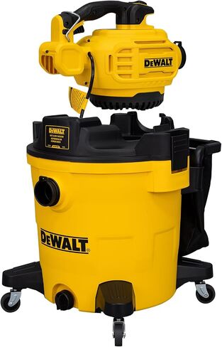 DEWALT Shop Vacuum Wet and Dry Vac with Detachable Leaf Blower, 3 in 1 Heavy Duty Wet Dry Vacuum Cleaner 9 Gal for Home, Garage, Car, Workshop, Jobsite, Lawn Care, Yard, Patio, 5 Peak HP, DXV209P in Saudi Arabia
