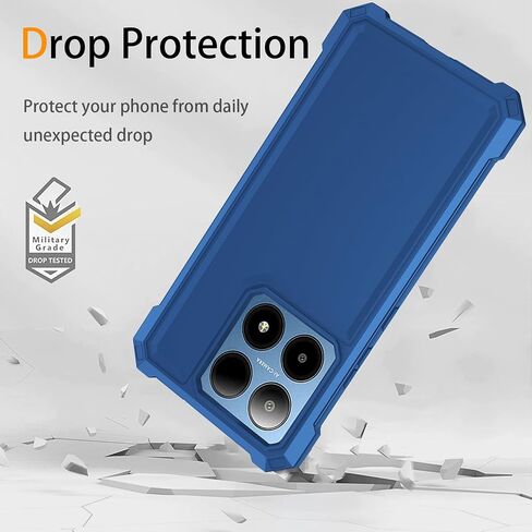 for Boost Summit 5G Phone Case with Tempered Glass Screen Protector,Slim Soft Silicone Full-Body Protective Cover (Boost Summit 5G,Clear) in Saudi Arabia