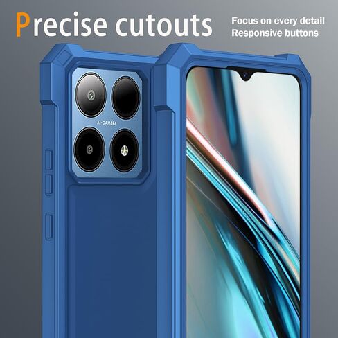 for Boost Summit 5G Phone Case with Tempered Glass Screen Protector,Slim Soft Silicone Full-Body Protective Cover (Boost Summit 5G,Clear) in Saudi Arabia