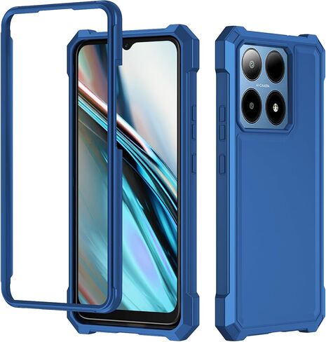 for Boost Summit 5G Phone Case with Tempered Glass Screen Protector,Slim Soft Silicone Full-Body Protective Cover (Boost Summit 5G,Clear) in Saudi Arabia