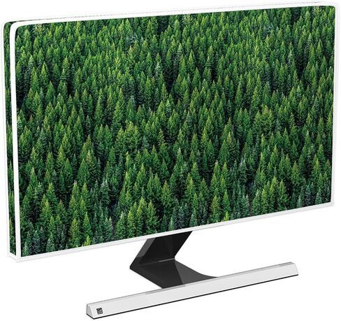 Baocicco Green Forest Waterproof 22, 23, 24, 25 Inch Anti-Static Dustproof LCD/LED/HD Full Body Cover for Computer Screen Panel Case Computer Sleeve Compatible with iMac 24, 22-25 PC, Desktop and TV in Saudi Arabia