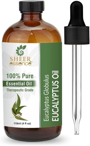 Eucalyptus Oil -(Eucalyptus Globulus)- Essential Oil 100% Pure Natural Undiluted Uncut Therapeutic Grade Oil 1.01 Fl.OZ in Saudi Arabia