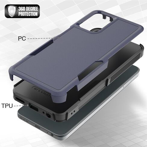for Moto G 5G 2024 Case.Moto G Play 5G 2024 Case,PC+TPU Two-in-one Double-Layer Anti-Fall Mobile Phone case, Mobile Phone Protective case for Motorola Moto G 5G 2024(Pink) in Saudi Arabia