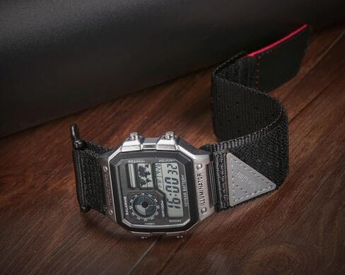 حزام فرقة مشاهدة 18 مم لـ Casio AE-1000W AE-1200 AE-1300 AEQ-110W AQ-S800W MRW-200H MRW-S300 SGW-300H SGW-400H W-216H W-218H W-735H ، Super Rugged Sports Switch in Kuwait