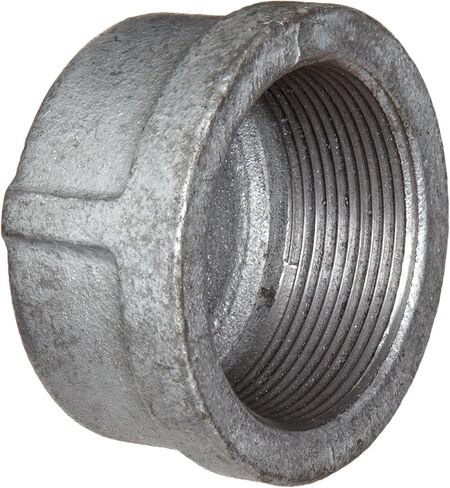 Anvil 8700132809, Malleable Iron Pipe Fitting, Cap, 1-1/4" NPT Female, Galvanized Finish in Saudi Arabia