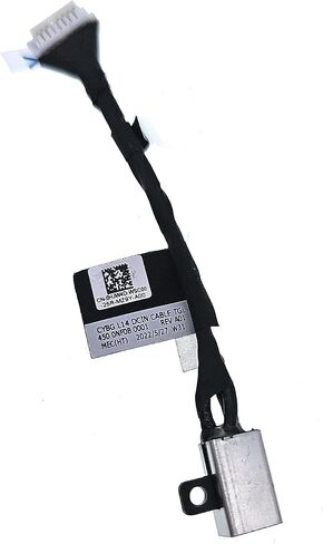 Replacement DC Power Jack Plug in Port Charging Cable for Dell Laptop Notebook Latitude 3520 3530 3420 3430 P108F P144G P144G001 CN-0HJW4D 0HJW4D HJW4D 450.0NF0B.0011 CYBG L14 DCIN Cable TGL in Saudi Arabia