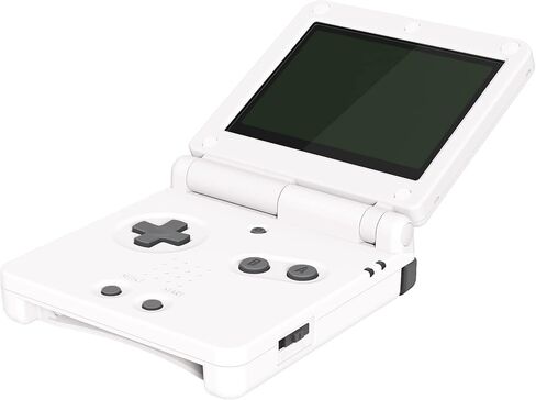 eXtremeRate Scarlet Red Custom Full Set Buttons for Gameboy Advance SP, Replacement A B L R Button Power On Off Volume Button D-pad Key for GBA SP Console - Console NOT Included in Saudi Arabia