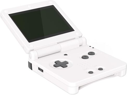 eXtremeRate Scarlet Red Custom Full Set Buttons for Gameboy Advance SP, Replacement A B L R Button Power On Off Volume Button D-pad Key for GBA SP Console - Console NOT Included in Saudi Arabia