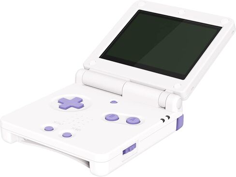 eXtremeRate Scarlet Red Custom Full Set Buttons for Gameboy Advance SP, Replacement A B L R Button Power On Off Volume Button D-pad Key for GBA SP Console - Console NOT Included in Saudi Arabia