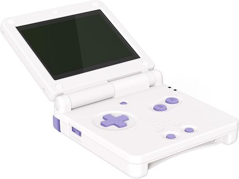 eXtremeRate Scarlet Red Custom Full Set Buttons for Gameboy Advance SP, Replacement A B L R Button Power On Off Volume Button D-pad Key for GBA SP Console - Console NOT Included in Saudi Arabia